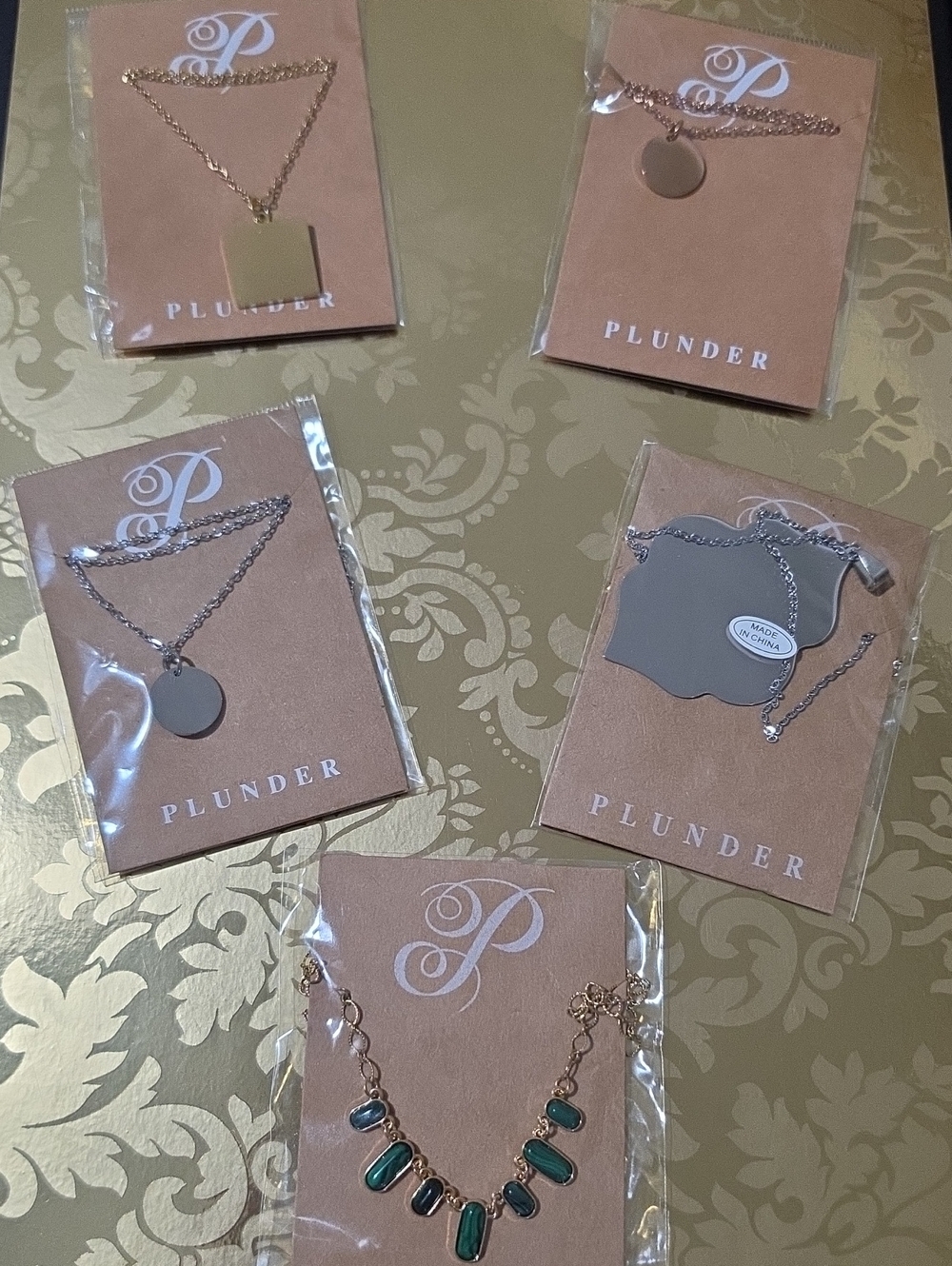 NWT- Five Plunder Necklaces